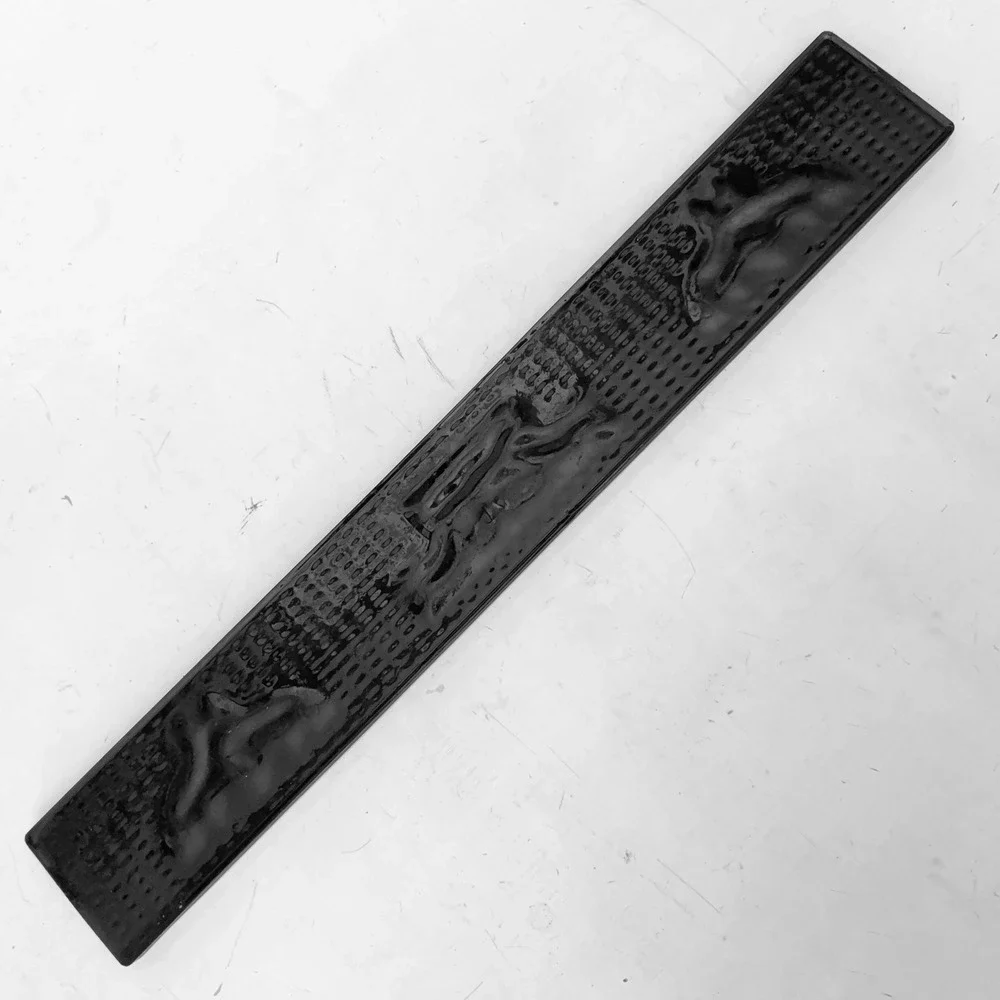 Patron Tequila Rubber Bar Mat Runner Drip Mat Bee Logo